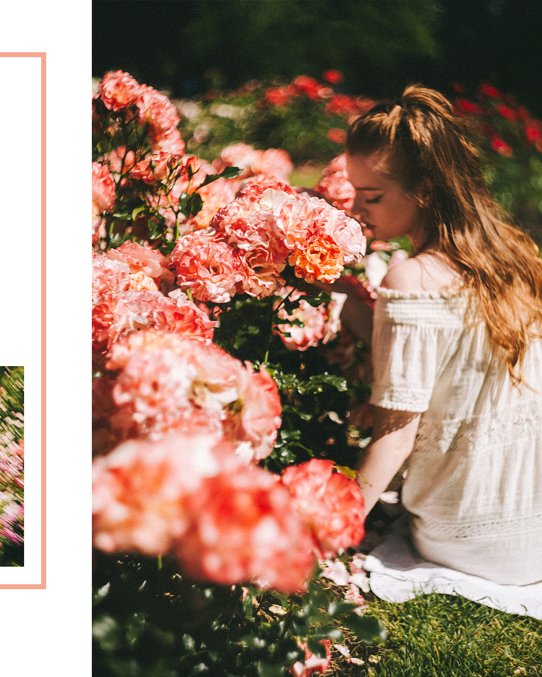 Creative Editorial Portraits at a Rose Garden in Portland — photograph 8 of 20